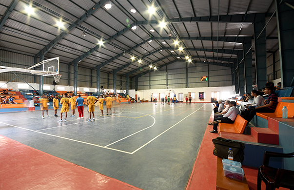 Indoor Basket Ball - Indoor Sports- Best Sports Colleges in India