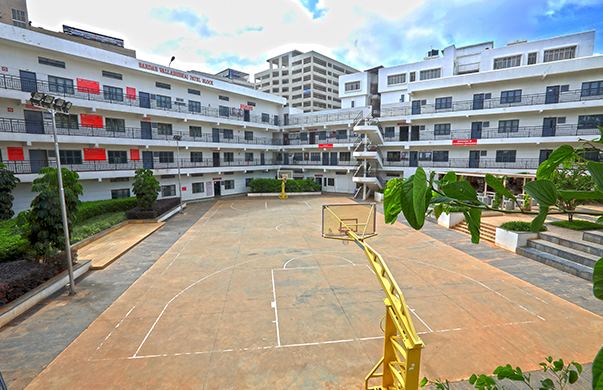 Basket Ball court- Outdoor Sports- Best Sports Colleges in India