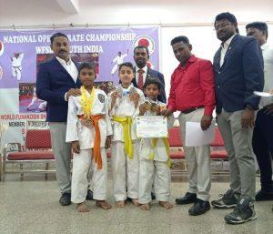 Akash Karate Silver Medals 8th Jan 2023